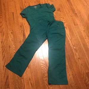 Sanibel Hunter Green Scrubs